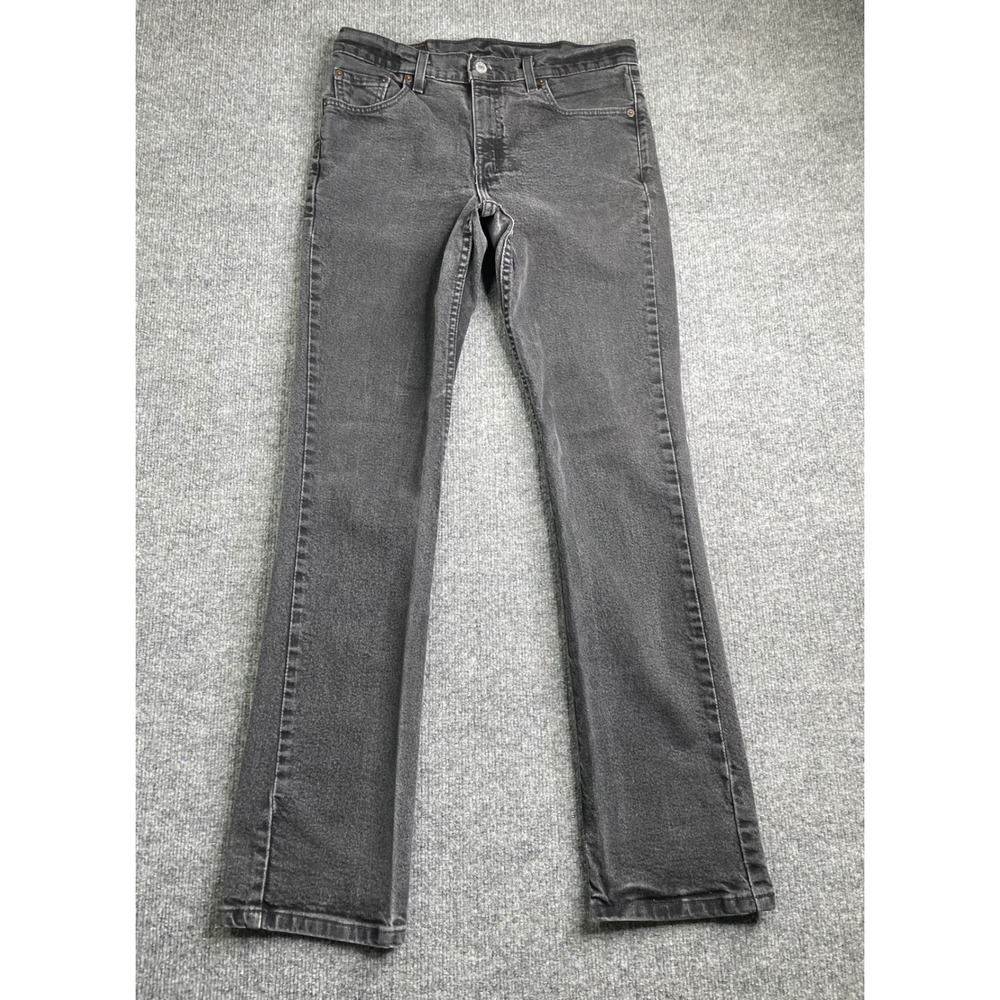 Levi's 505 Jeans Women 9 M Black Slim Fit Straight Leg Made in USA Denim